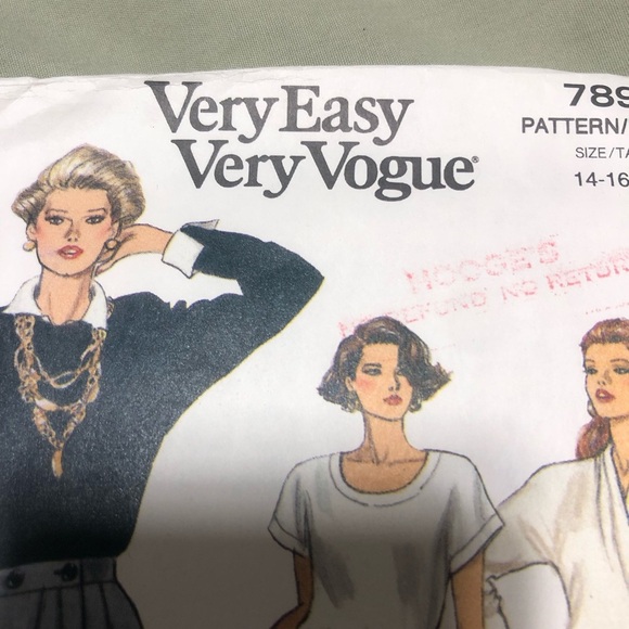 Vintage Vogue 7897 - sizes 14-16-18- stylish skirt patterns - Picture 2 of 8